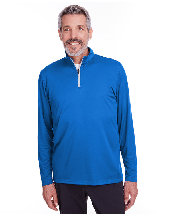 mens icon quarter zip LAPIS BLUE