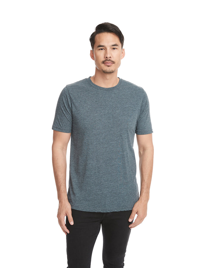 unisex poly cotton crew INDIGO