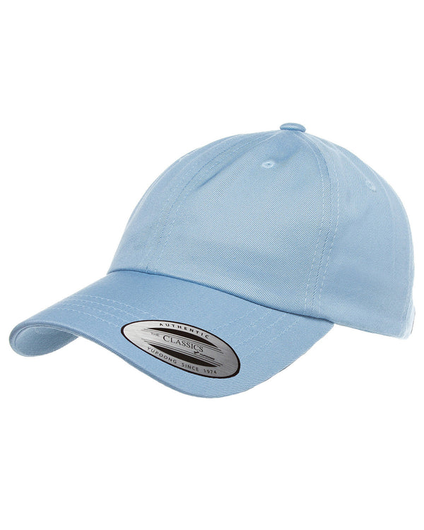 adult low profile cotton twill dad cap LIGHT BLUE