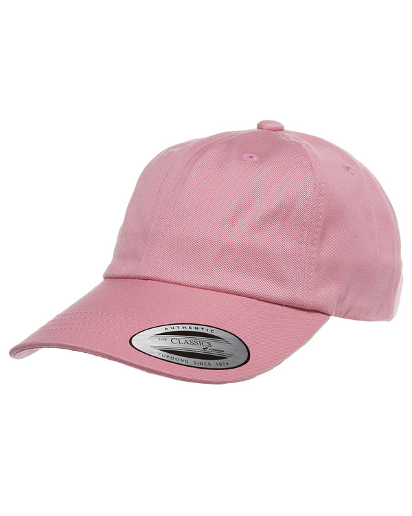 adult low profile cotton twill dad cap PINK