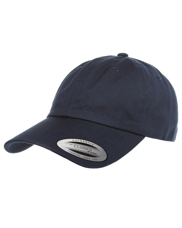 adult low profile cotton twill dad cap NAVY