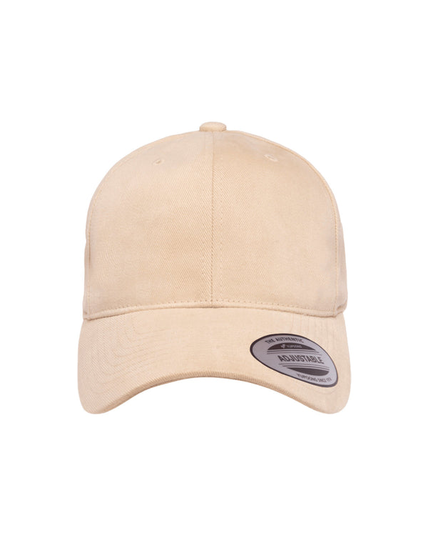 adult brushed cotton twill mid profile cap PUTTY
