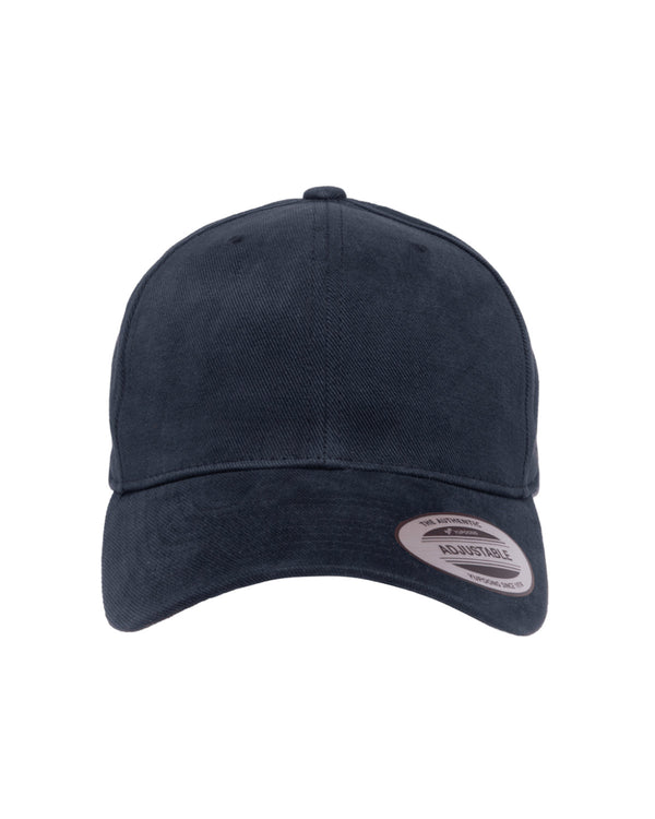 adult brushed cotton twill mid profile cap NAVY