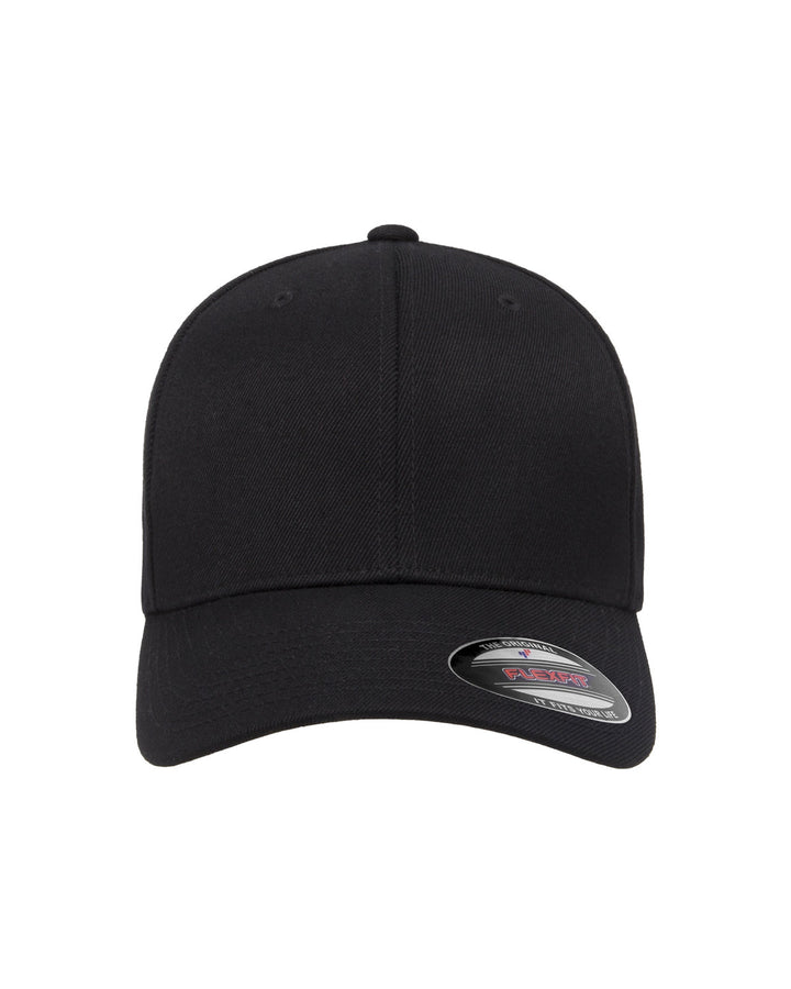 adult wool blend cap BLACK