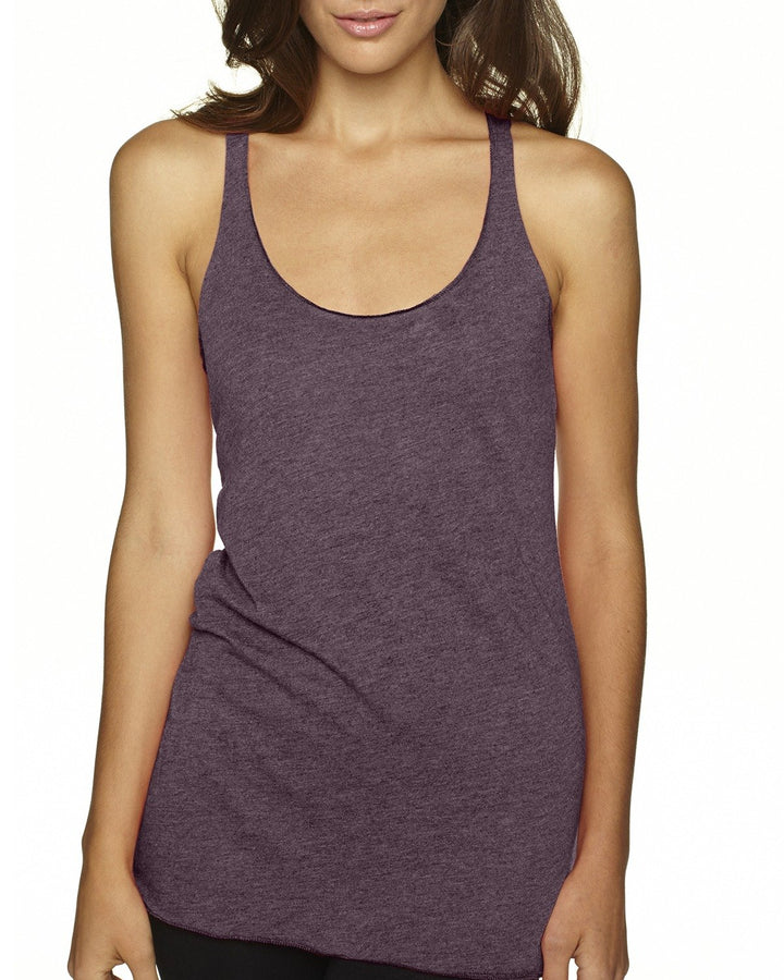 ladies triblend racerback tank VINTAGE TURQ