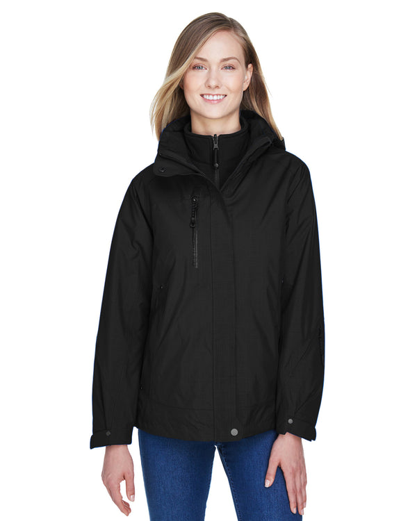 ladies caprice 3 in 1 jacket with soft shell liner CLASSIC NAVY