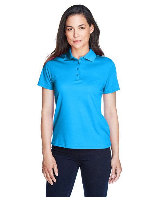 Electric Blue Ladies Piqué Polo Golf Shirt