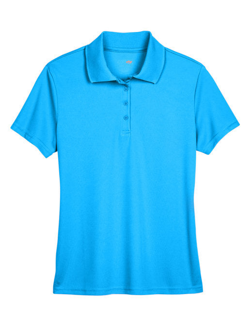 Electric Blue Ladies Piqué Polo Golf Shirt