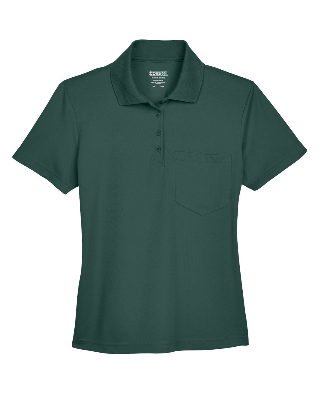 Forest Ladies Origin Performance Piqué Polo With Pocket