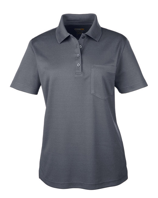 Carbon Ladies Origin Performance Piqué Polo With Pocket