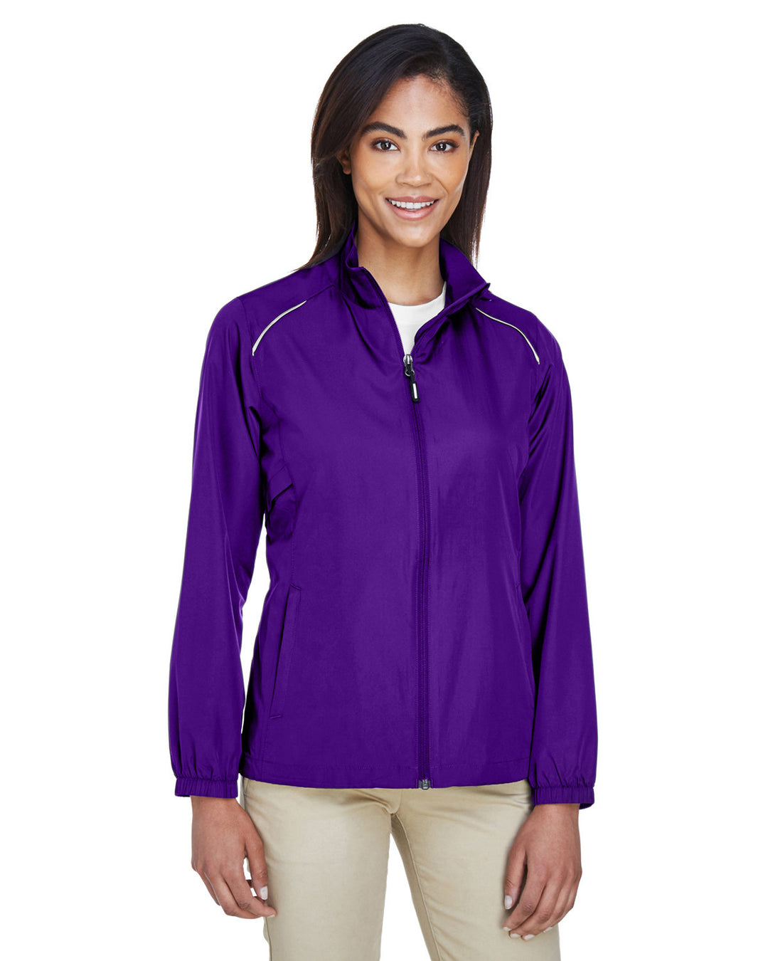 ladies techno lite motivate unlined lightweight jacket CAMPUS PURPLE