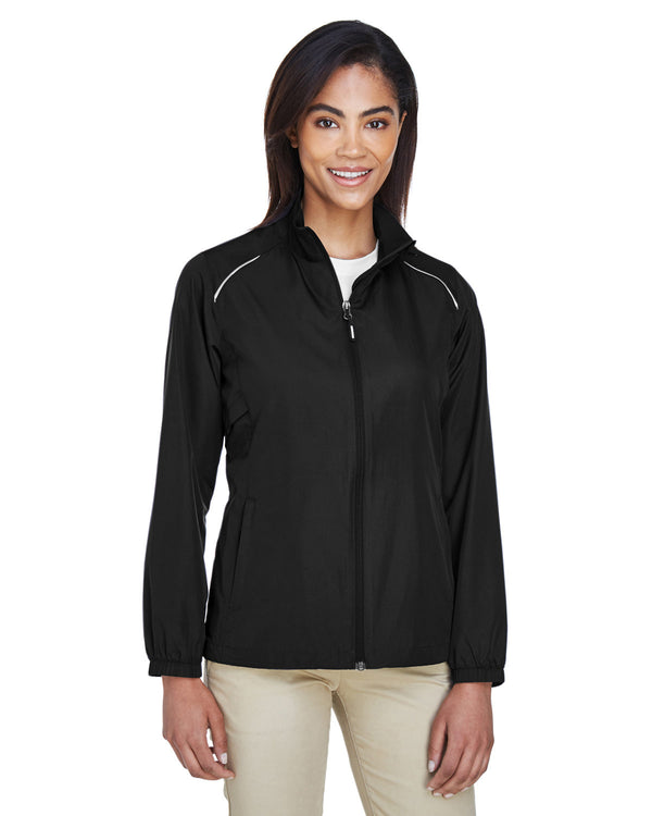 ladies techno lite motivate unlined lightweight jacket BLACK