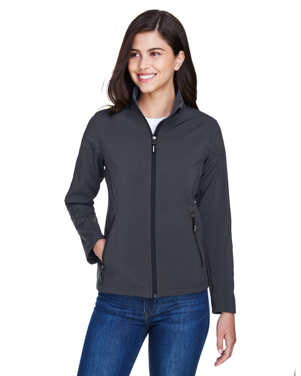 ladies cruise two layer fleece bonded soft shell jacket CARBON