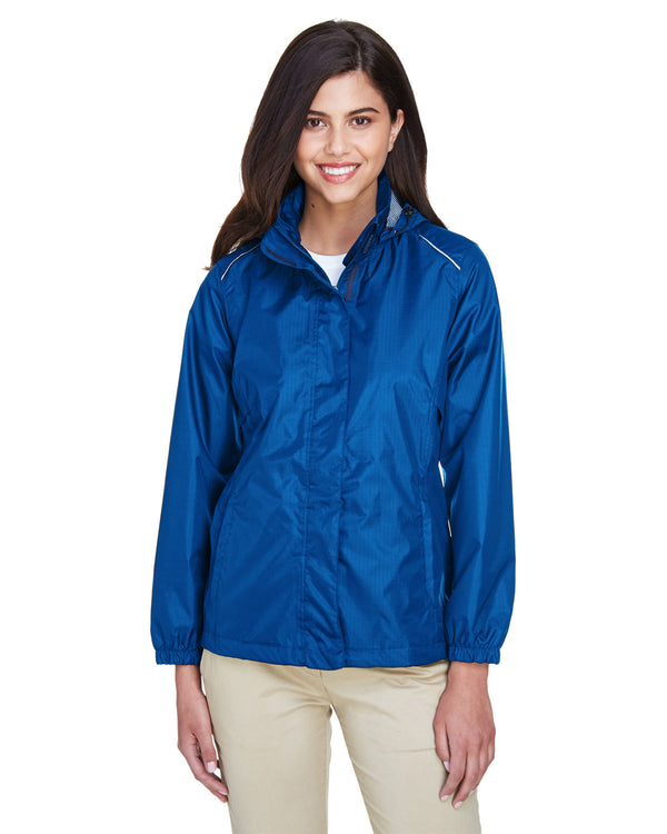 ladies climate seam sealed lightweight variegated ripstop jacket TRUE ROYAL
