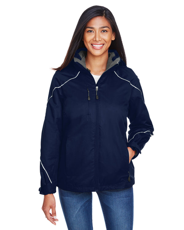 ladies angle 3 in 1 jacket with bonded fleece liner NIGHT
