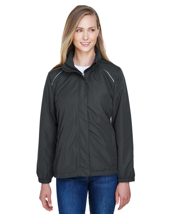 ladies profile fleece lined all season jacket CARBON