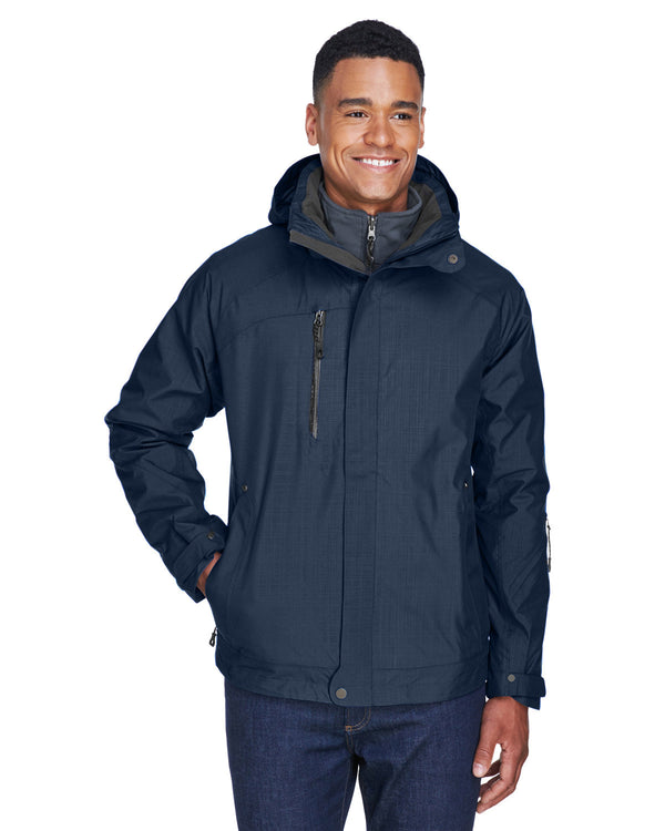 mens caprice 3 in 1 jacket with soft shell liner CLASSIC NAVY