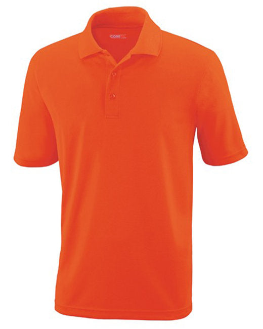 Campus Orange Mens Piqué Golf Shirt