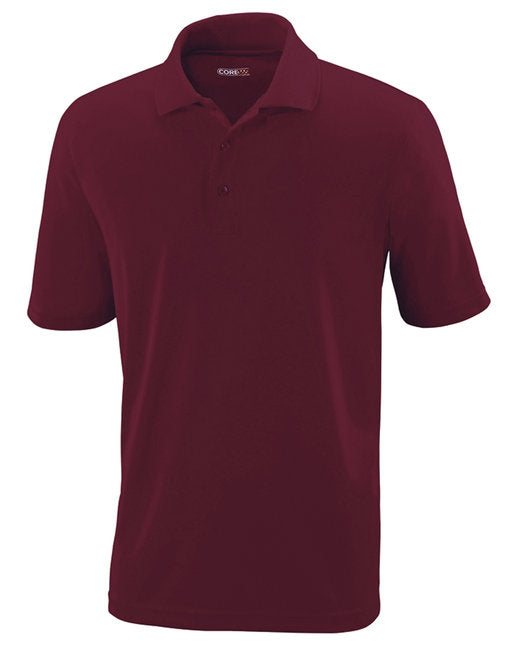 Burgundy Mens Piqué Golf Shirt