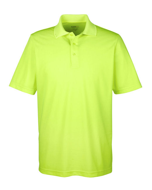 Safety Yellow Mens Piqué Golf Shirt