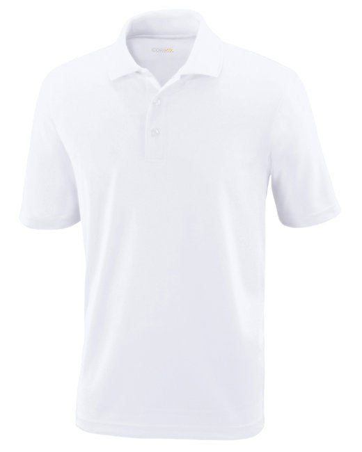 White Mens Piqué Golf Shirt