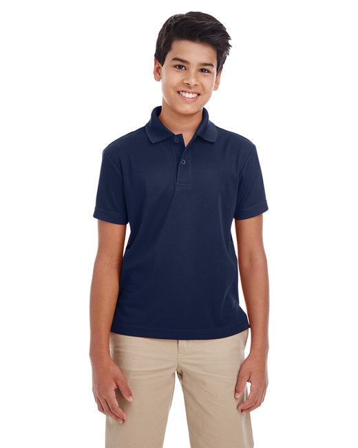 Classic Navy Youth Piqué Polo Golf Shirt