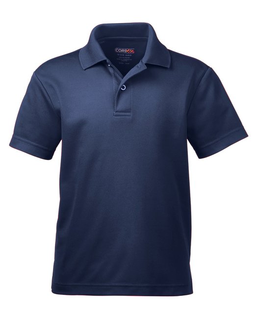 Classic Navy Youth Piqué Polo Golf Shirt