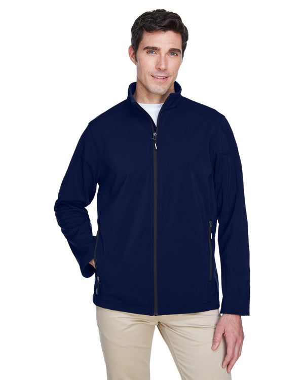 mens cruise two layer fleece bonded soft shell jacket CLASSIC NAVY