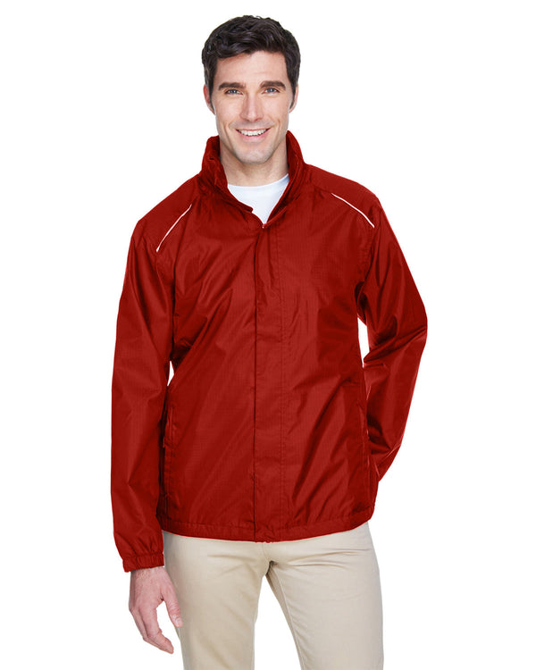 mens climate seam sealed lightweight variegated ripstop jacket CLASSIC RED