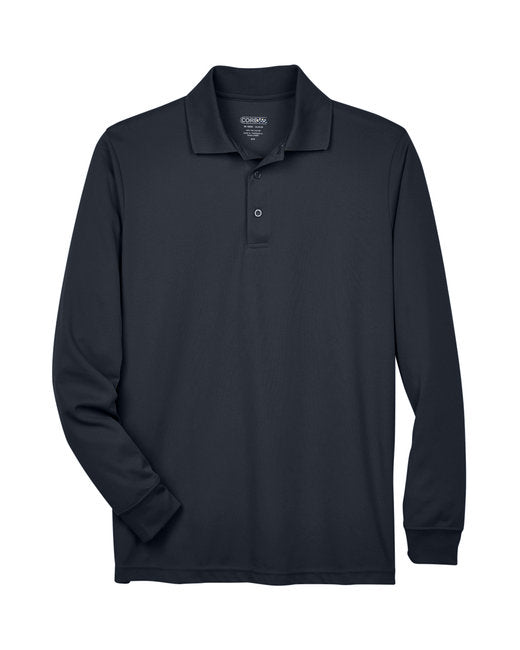 Carbon Adult Long Sleeve Piqué Polo