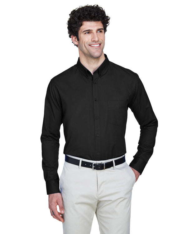 mens tall operate long sleeve twill shirt CLASSIC NAVY