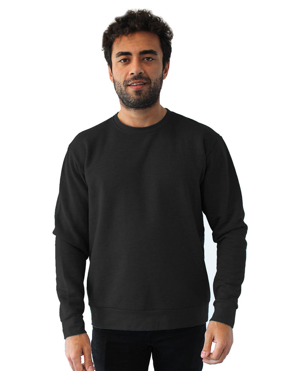 unisex malibu pullover sweatshirt HEATHER BLACK