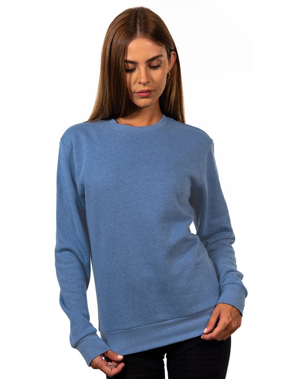 unisex malibu pullover sweatshirt HEATHER BAY BLUE