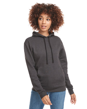 unisex malibu pullover hooded sweatshirt HEATHER BLACK