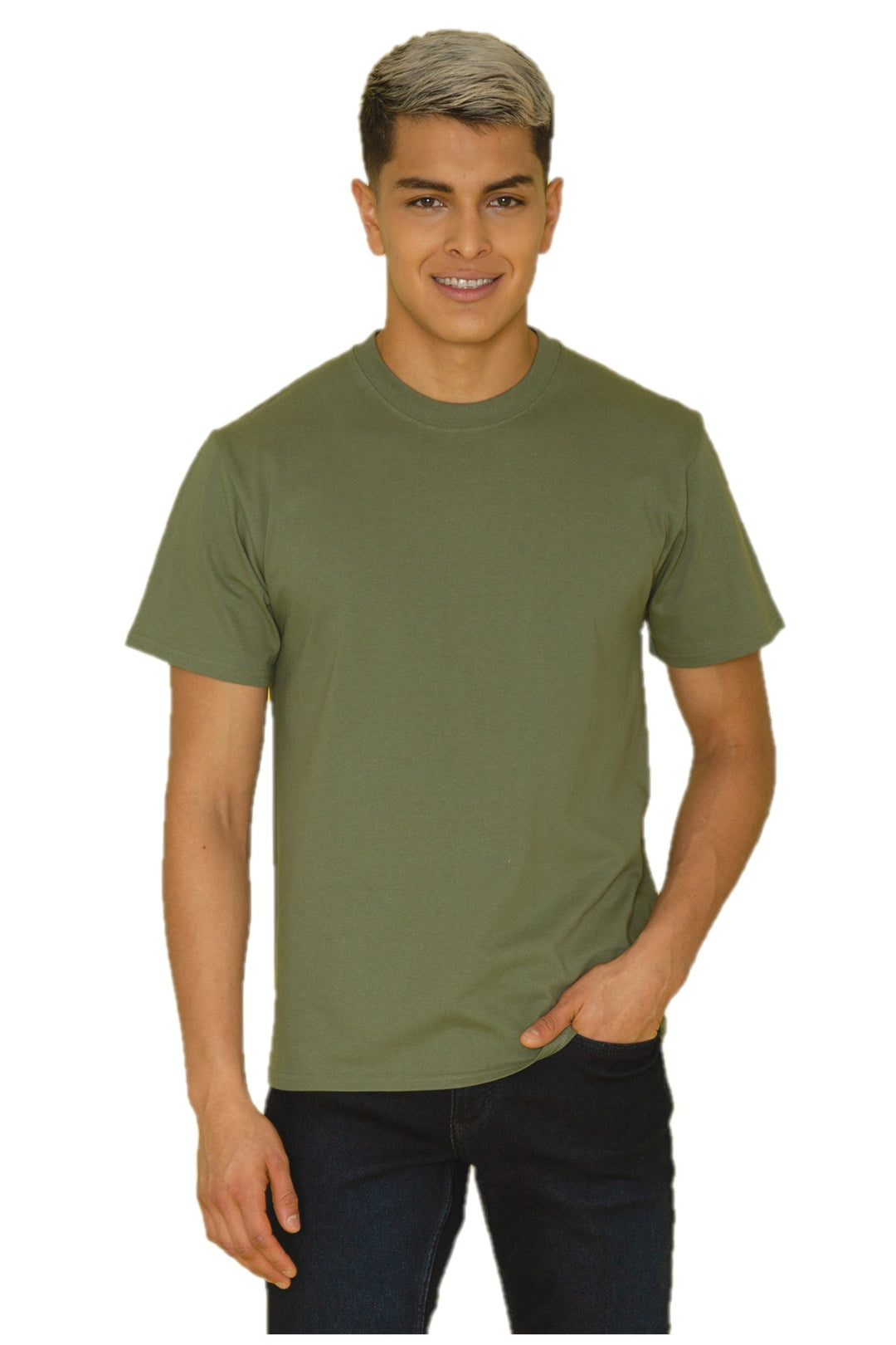 Fatigue Green Adult Cotton T-Shirt