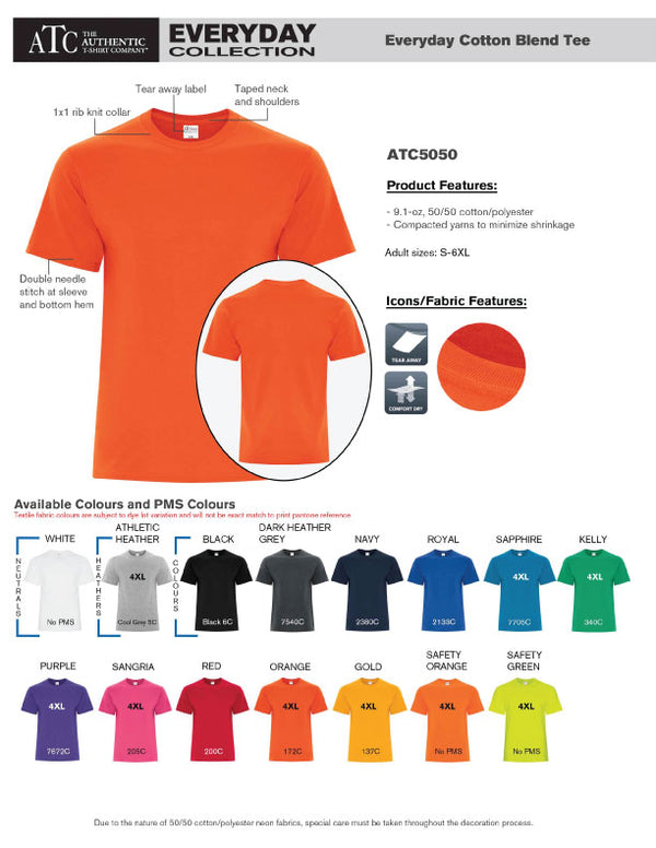 T-Shirt Product Features Sheet