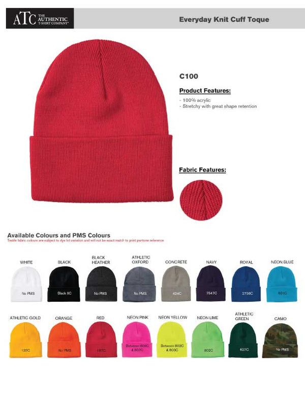 Cuff Toque Product Features Sheet