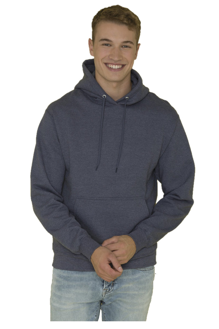 Heather Navy Adult Fleece Hoodie