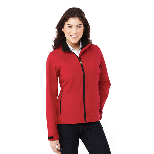 Red Ladies Lightweight Softshell Jacket