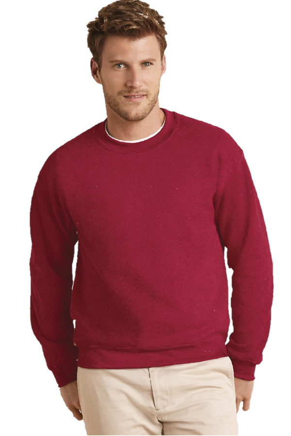 Red Adult Crewneck Sweatshirt