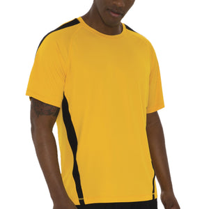 Gold/Black Adult Poly Soccer/Baseball Team Jersey