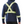 Navy Adult Reflective Safety Zipped Hoodie