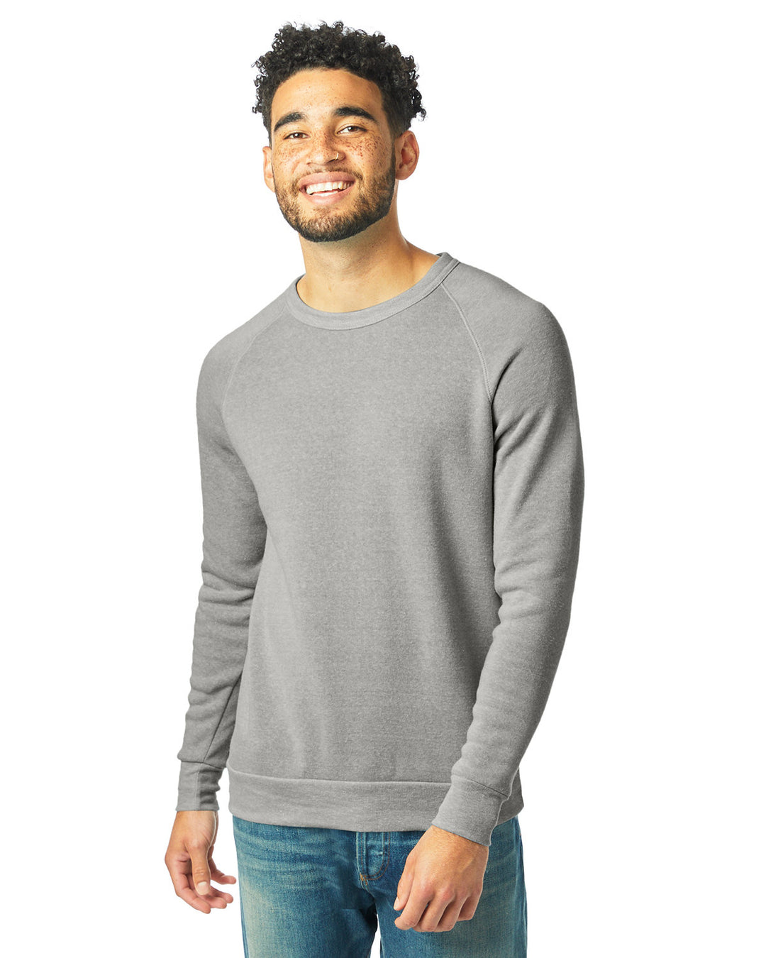 unisex champ eco fleece solid sweatshirt ECO LIGHT GREY