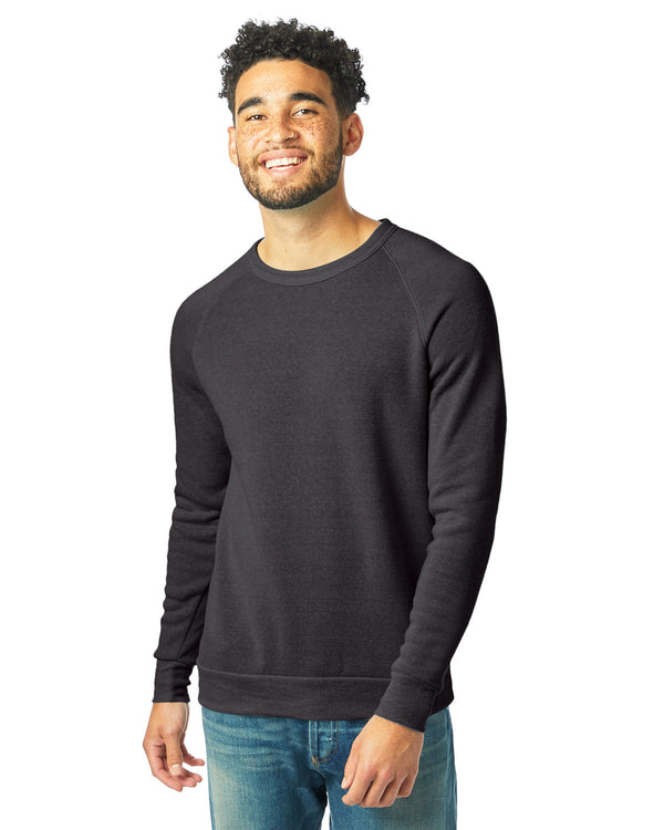 unisex champ eco fleece solid sweatshirt ECO TRUE BLACK