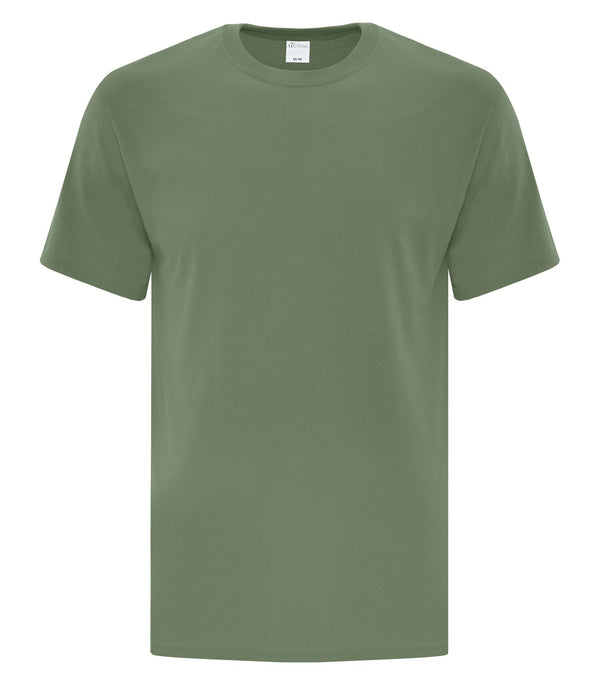 Fatigue Green Adult Cotton T-Shirt