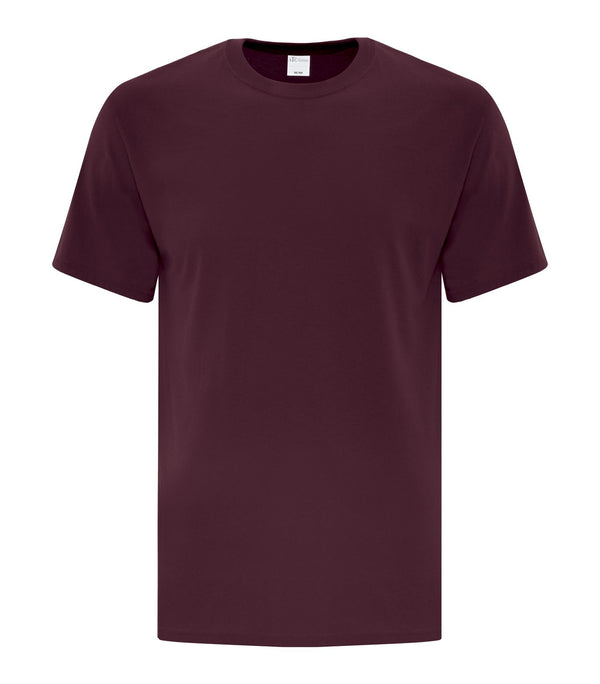 Maroon Adult Cotton T-Shirt