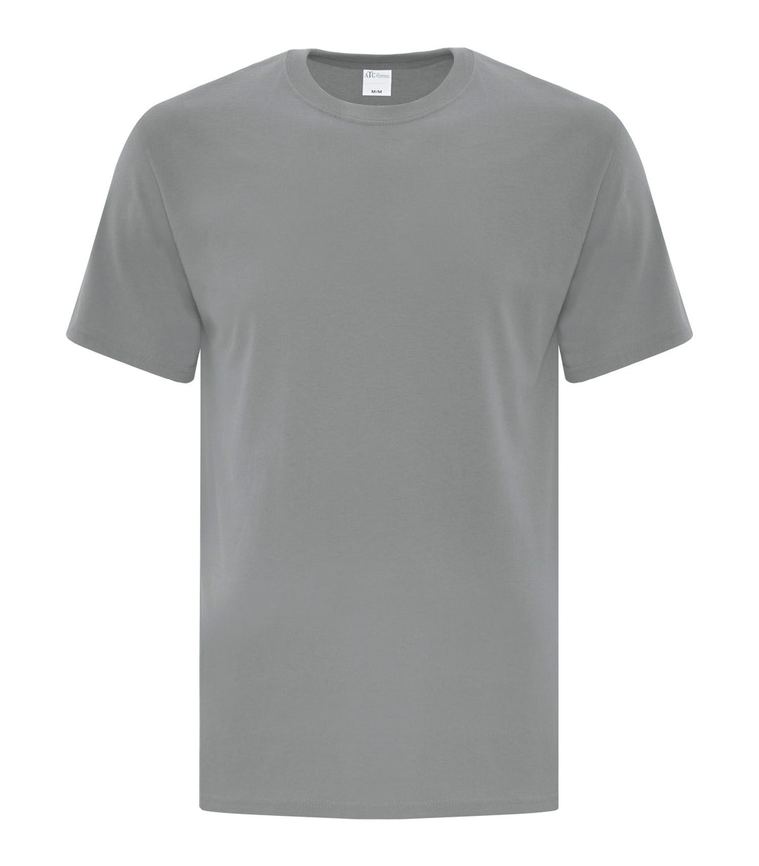 Medium Grey Adult Cotton T-Shirt