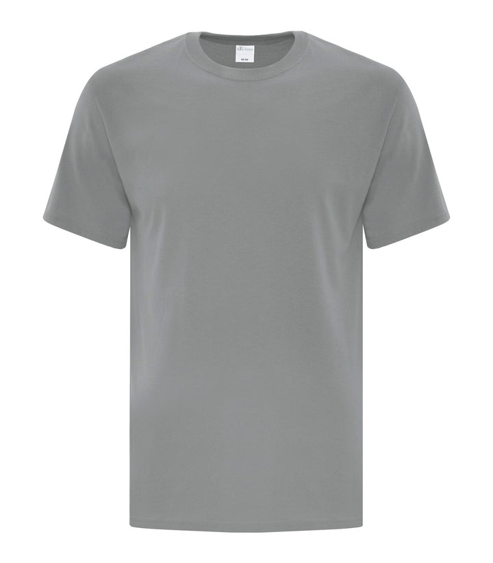 Medium Grey Adult Cotton T-Shirt