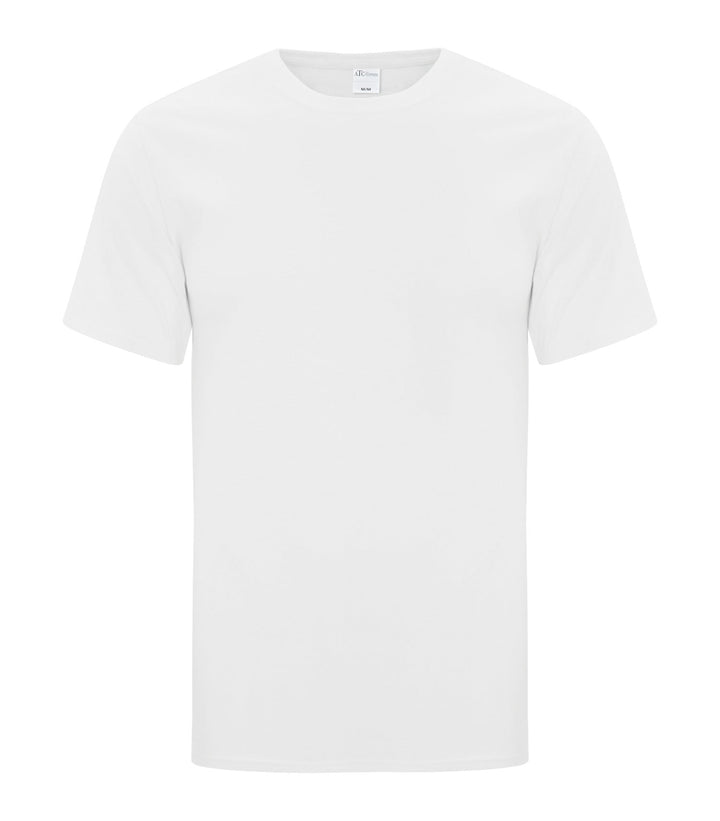 White Adult Cotton T-Shirt