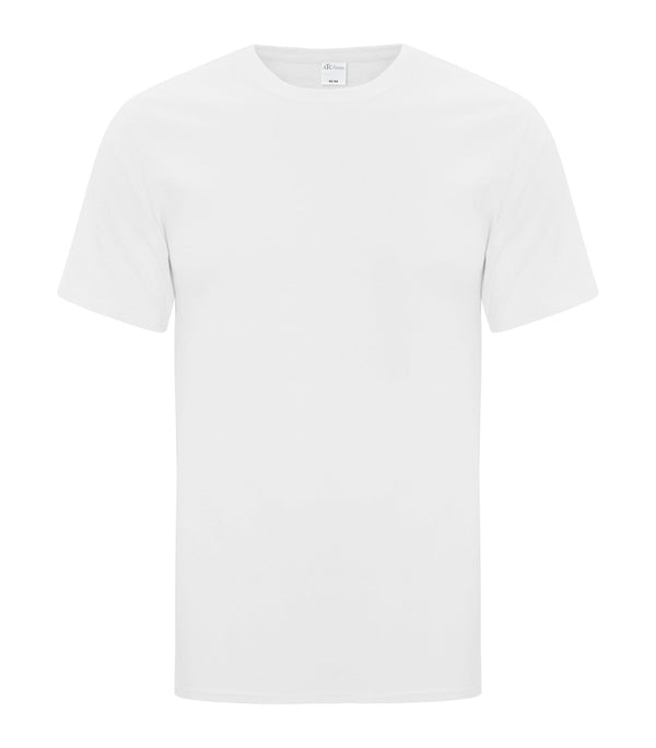 White Adult Cotton T-Shirt